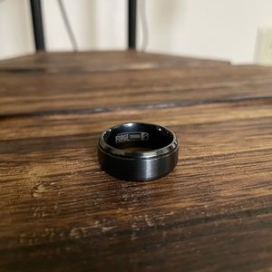 Men’s Black Titanium Wedding Band 🤵🏻‍♂️